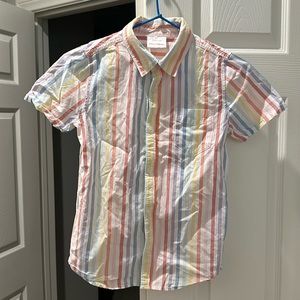 Hanna andersson short sleeved button up size 8
